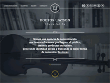 Tablet Screenshot of doctorwatson.es